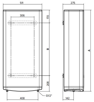 Водонагреватель электрический накопительный Ariston ABSE VLS LUX WIFI INOX PW 100 л