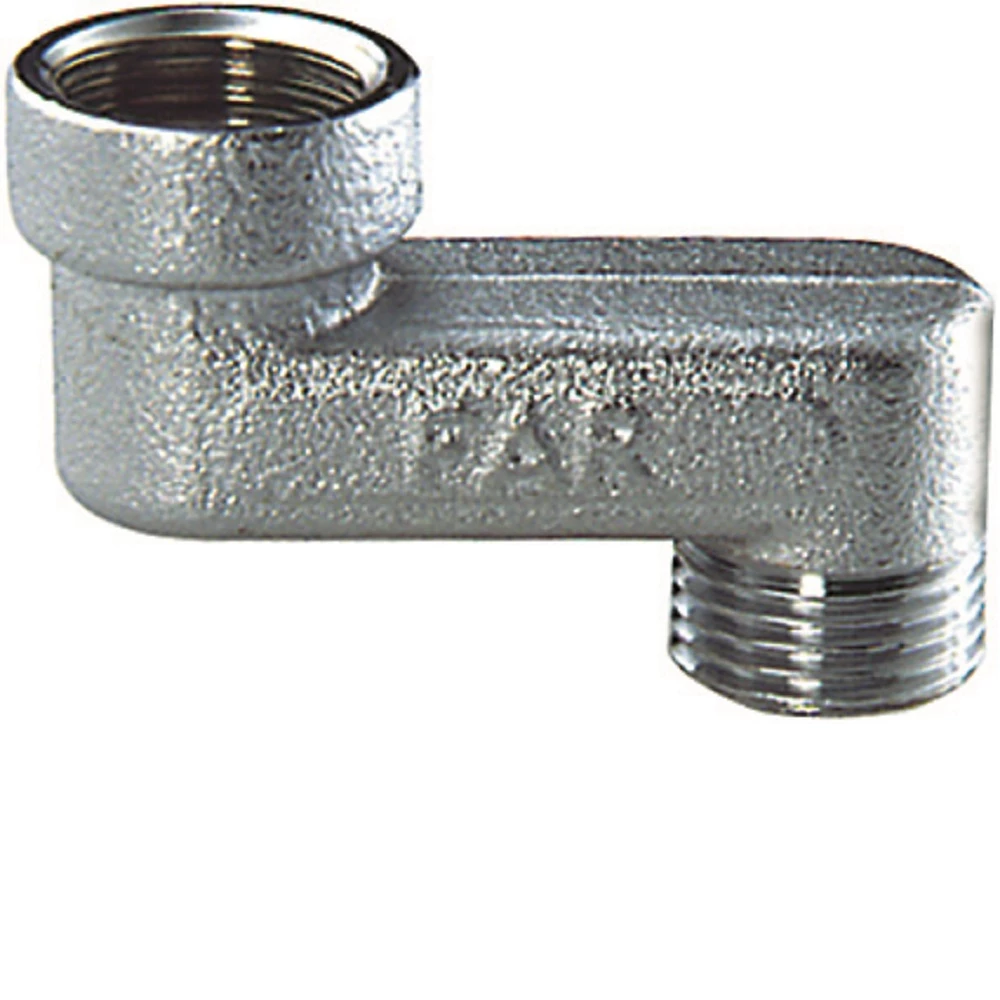 Эксцентрик латунный FAR FC 5560 1/2″x1/2″ Ду15x15 Ру10 Длина – 2 см, НР-ВР хромированный