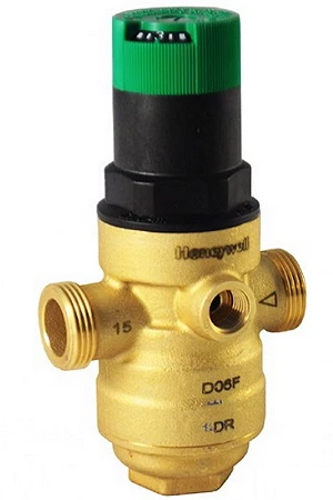 Регулятор давления бытовой HoneyWell D06F А Ду15 Ру25 резьбовой под манометр