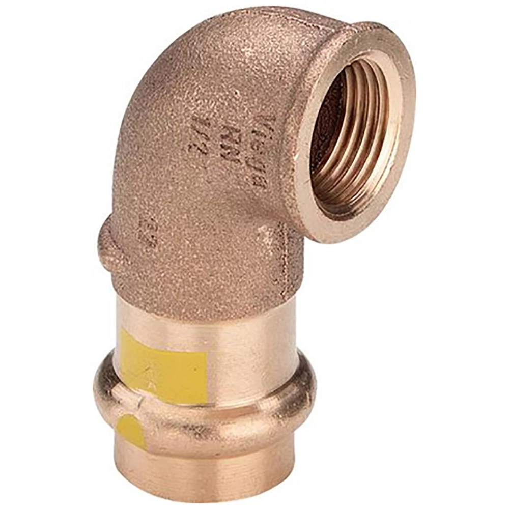 изображение Угол пресс Viega Profipress G с SC-Contur 2614.2 Дн15x1/2″ 90° корпус бронза, пресс/ВР, 