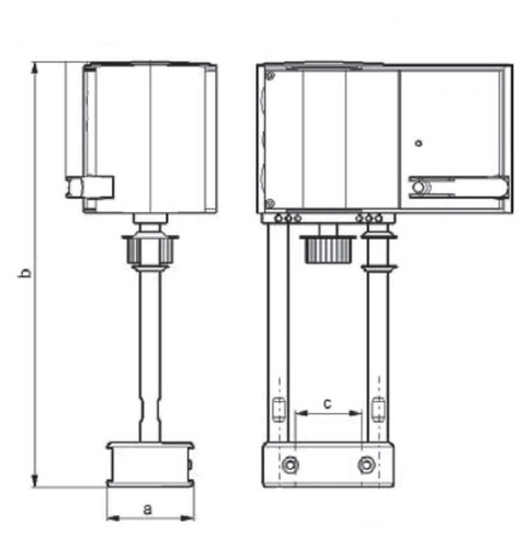 Электропривод BROEN AVM234 аналоговый 24V AC