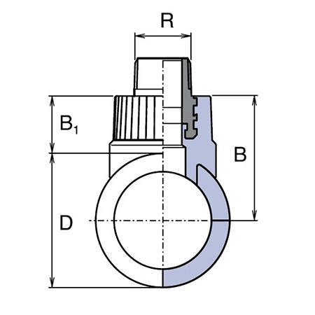 Седло Ekoplastik SNSE Дн90x3/4″ вварное/НР