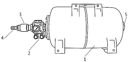 Комплект автоматики Unipump АКВАРОБОТ-М 3/4″ Ру1.5 c гидроаккумулятором - 5л