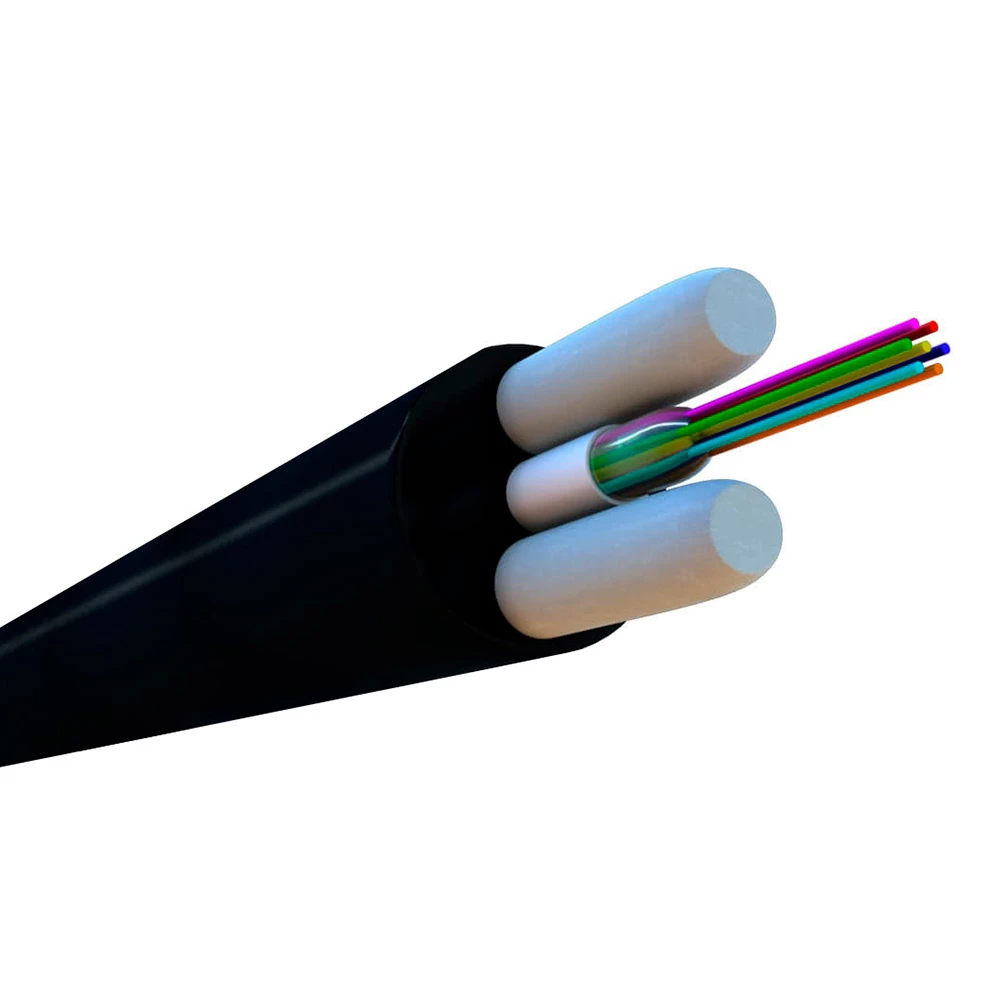 Кабель волоконно-оптический Hyperline FO-STFR-OUT-9-8-PE-BK одномодовый, одномодульный 9/125 (G.652D), 8 волокон, материал оболочки - полиэтилен, цвет - черный FO-STFR-OUT-9-8-PE-BK