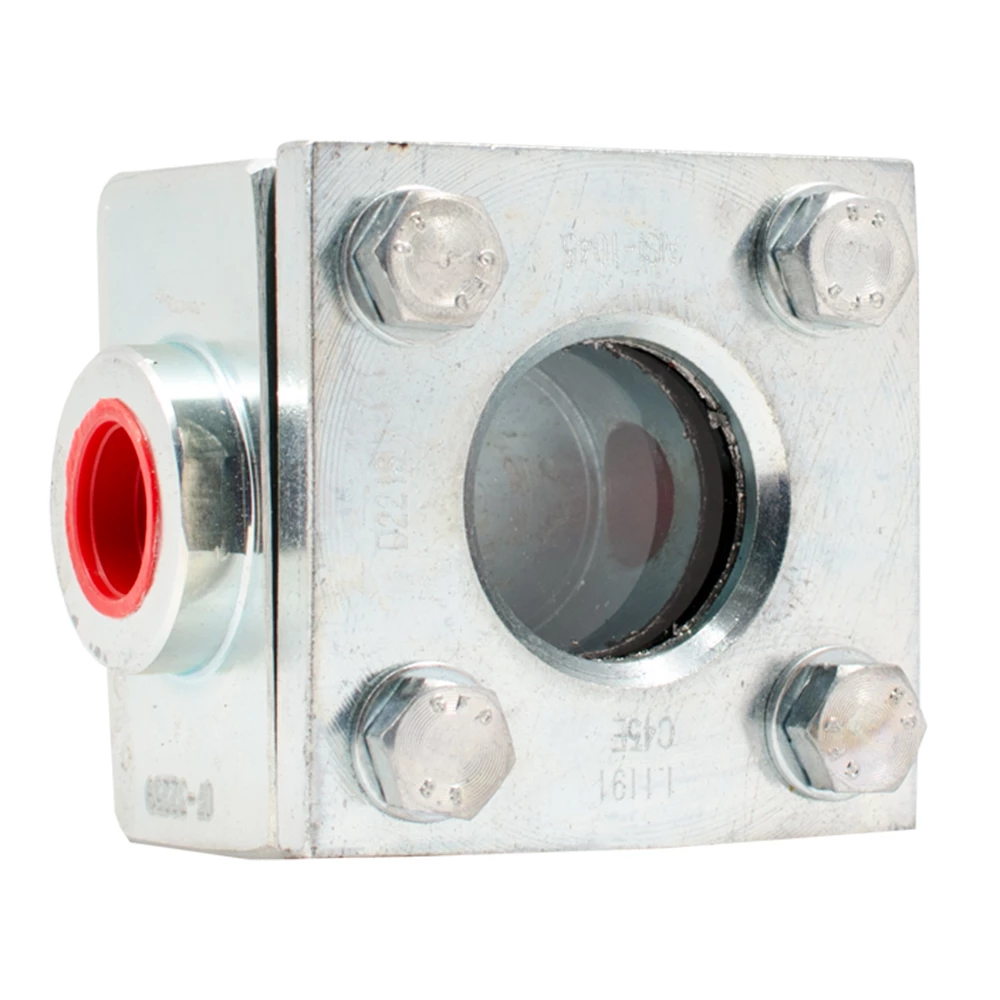 Стекло смотровое АДЛ CC02 3/4″ Ду20 Ру40 резьбовое корпус – углеродистая сталь, одностороннее