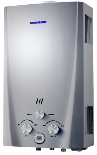 Водонагреватель газовый проточный Edisson Flame F 20 D silver