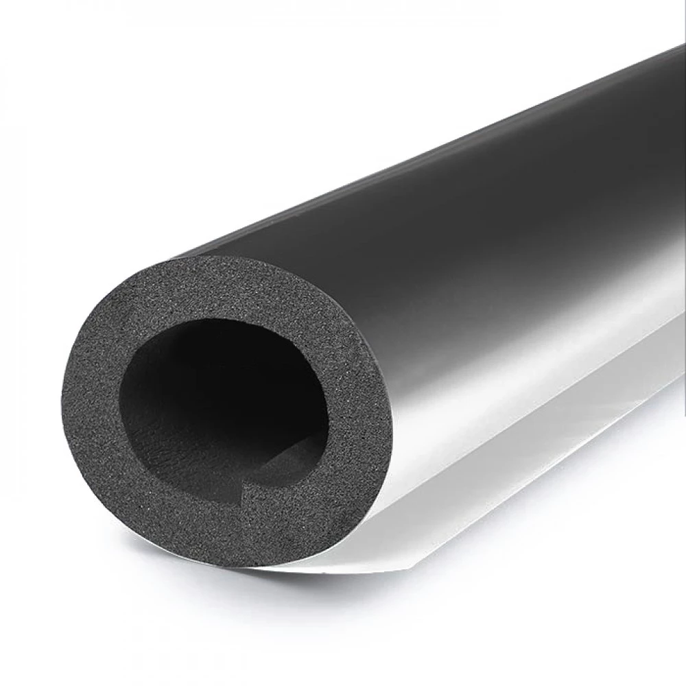 Трубка теплоизоляционная K-FLEX ST AL CLAD 09х114-1 Ду114, с защитным покрытием AL CLAD, материал - вспененный каучук, толщина - 9мм, длина - 1м, цвет - черный, отгрузка кратно 8шт