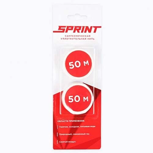 Нить уплотнительная Sprint: сменные катушки 50м+50 м