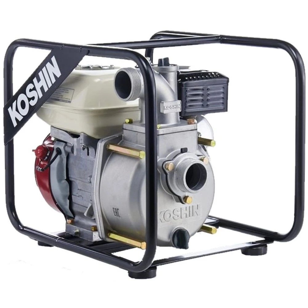Мотопомпа Koshin STH-100X поверхностная, напор - 28м, производительность - 1450л/мин
