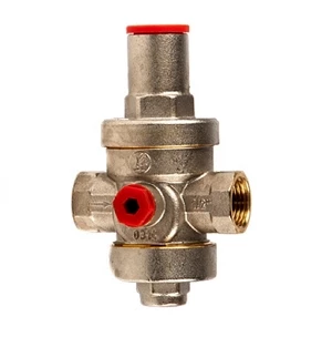 Регулятор давления бытовой Giacomini R153P 1 1/4″ Ду32 Ру25 муфтовый поршневой под манометр R153PX006