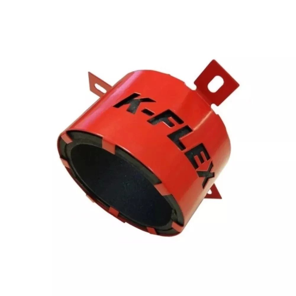 Муфта противопожарная K-FLEX K-Fire Collar Дн160 для труб, материал - сталь, цвет - красный, отгрузка кратно 12шт
