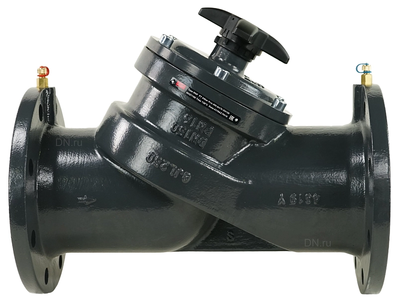 Клапан балансировочный ручной Danfoss MSV-F2 Ду350 Ру16 ручной фланцевый 003Z1090
