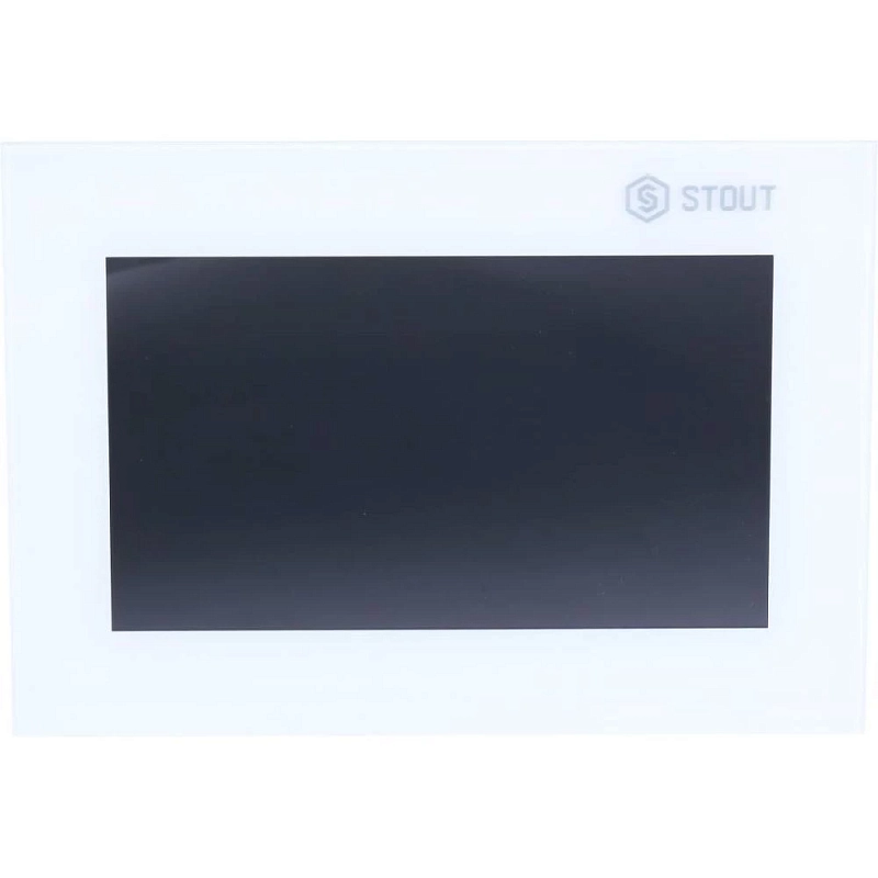 Регулятор комнатной температуры STOUT ST-281 со связью RS, белый