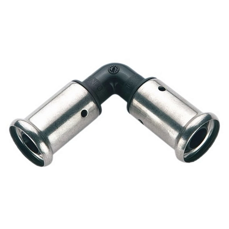 Угольник ПВДФ HENCO 1PK 90° Дн50x50 Ру16 пресс