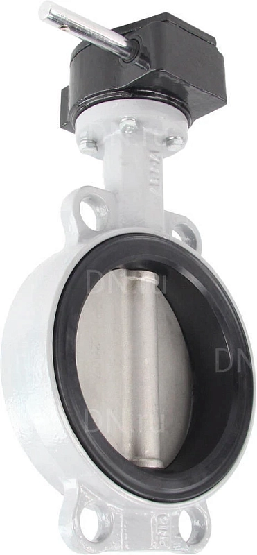 Затвор дисковый поворотный ABRA BUV-VF863D Ду500 Ру16 межфланцевый, корпус - чугун GG25, диск - нержавеющая сталь AISI 316, уплотнение - NBR, с редуктором