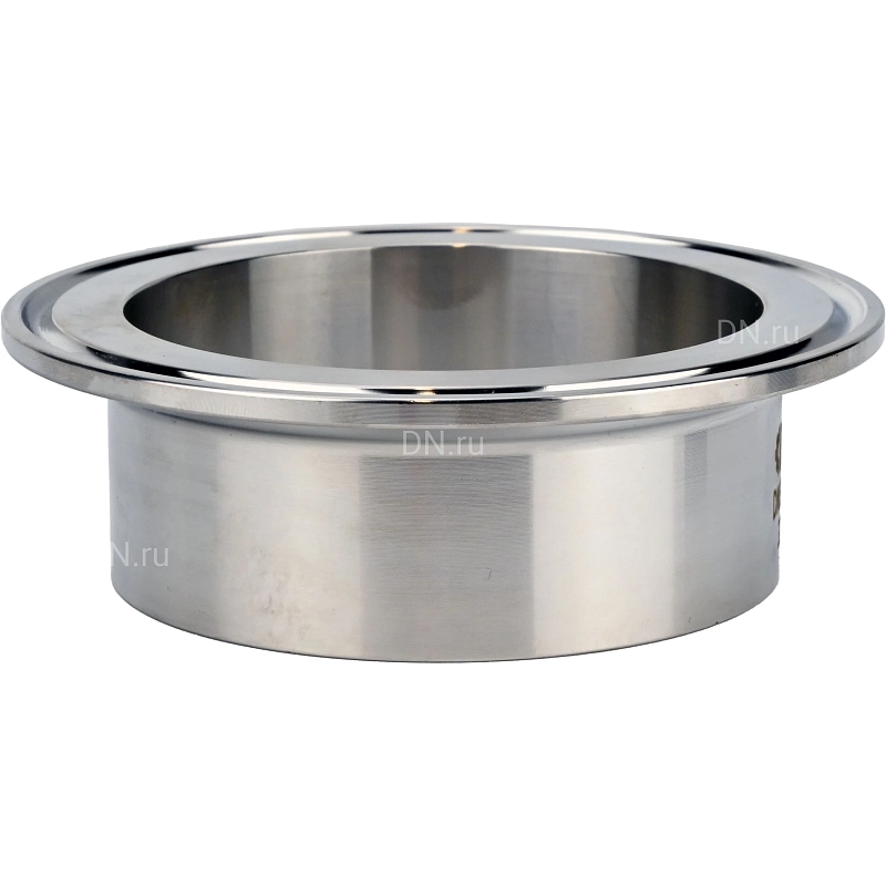 Штуцер CLAMP UC-31-W-50.5 Ду40 Ру10, корпус - нержавеющая сталь 304, присоединение - под приварку