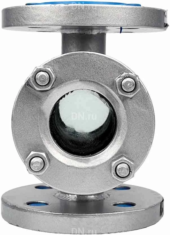 Стекло смотровое SG2-32S-F тип В ГОСТ 21836-2021 Ду150 Ру16 нержавеющая сталь 316, фланцевое
