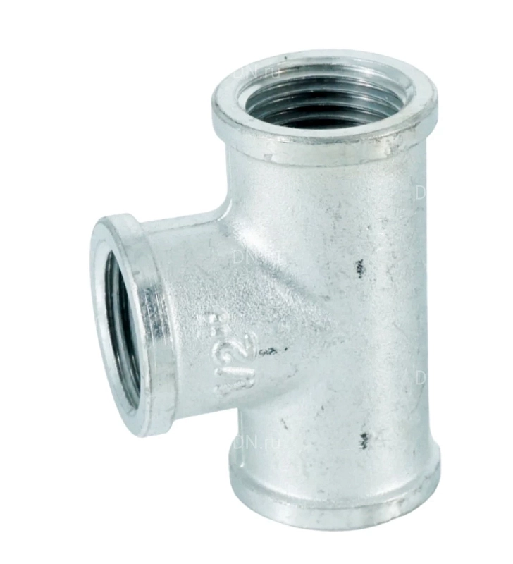Тройник переходной ELSEN Metalit TIN 1″х3/4″х1″ Ду25х20х25 Ру16 90° корпус – латунь CW617N, покрытие – оловянное, присоединение – внутренняя резьба EBF03.103410T