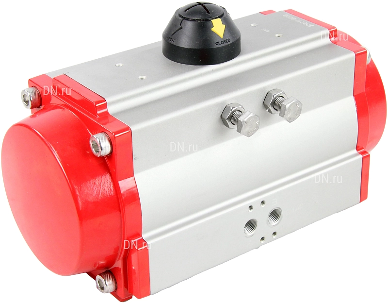 Пневмопривод PA-SA-065 с возвратными пружинами, ISO-фланец F05/F07, квадрат 14