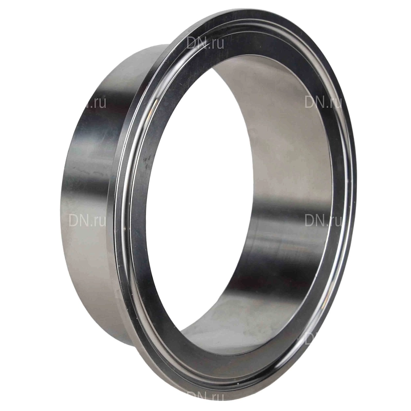 Штуцер CLAMP UC-31-W-119 Ду100 Ру10, корпус - нержавеющая сталь 304, присоединение - под приварку