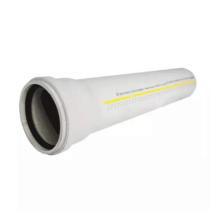 Труба Ostendorf Skolan dB SKEM Дн160х5.3 из PP-MD, L=0.5м бесшумная, серая с раструбом