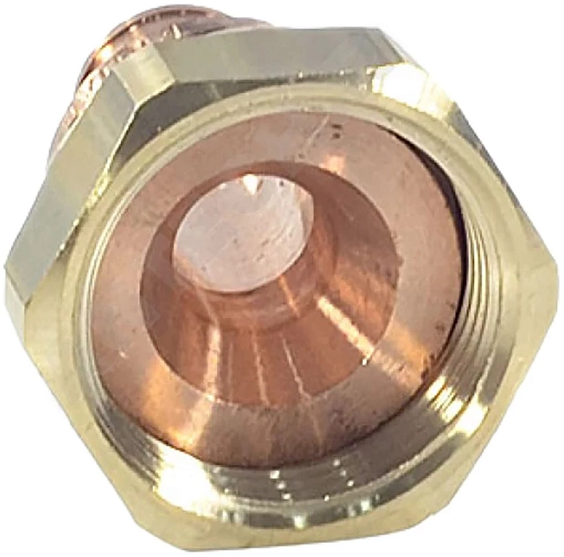 Переходник аксиальный РЕХАУ Rautitan RX+ Дн25хG 3/4″ Ру10 для труб из сшитого полиэтилена с накидной гайкой, корпус- бронза 14563393001