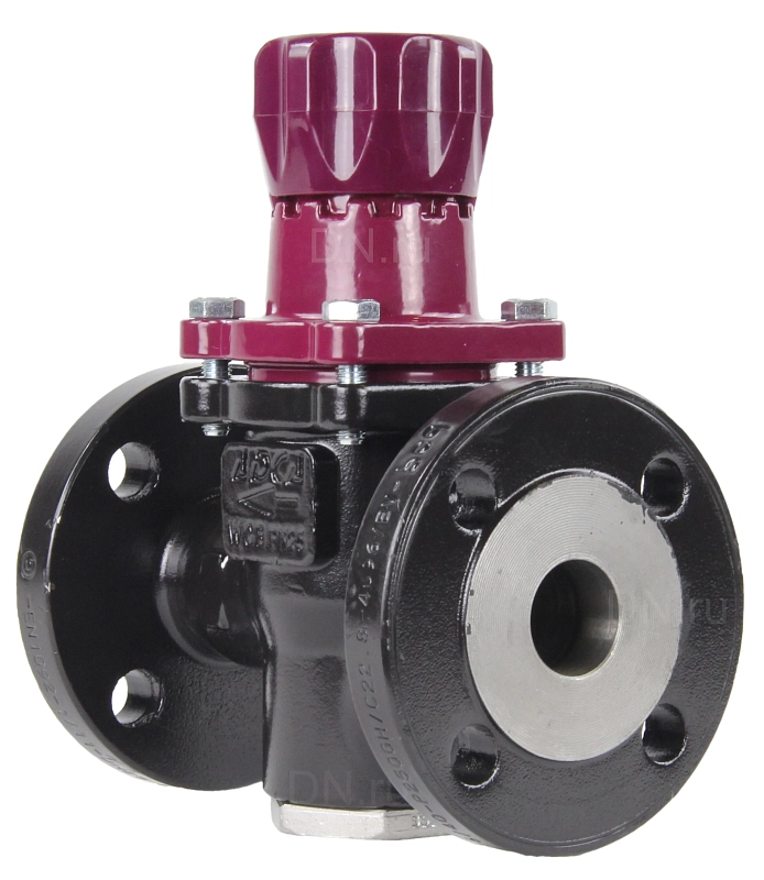 Клапан редукционный ADCA PRV25/2S Ду25 Ру25 Kvs=3,1 сильфонный стальной фланцевый 3,5-8,6 бар