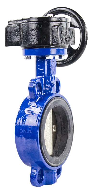 Затвор дисковый поворотный ABRA BUV-VF826D Ду500 Ру16 межфланцевый, корпус - чугун GG25, диск - чугун GGG-40, уплотнение - EPDM, с редуктором
