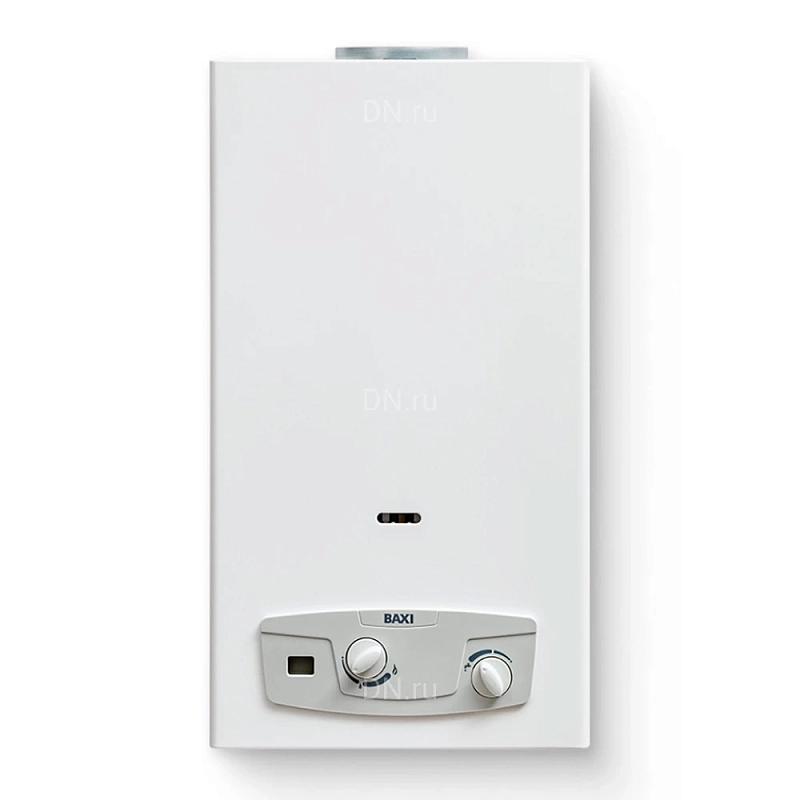 Водонагреватель газовый проточный Baxi SIG-2 11I настенный, мощность - 21.8кВт, корпус - нержавеющая сталь, Tmax 185°C
