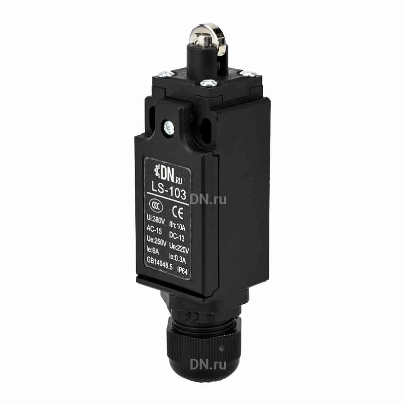 Концевой датчик LS-103 напряжение 250В, максимальный ток 6А