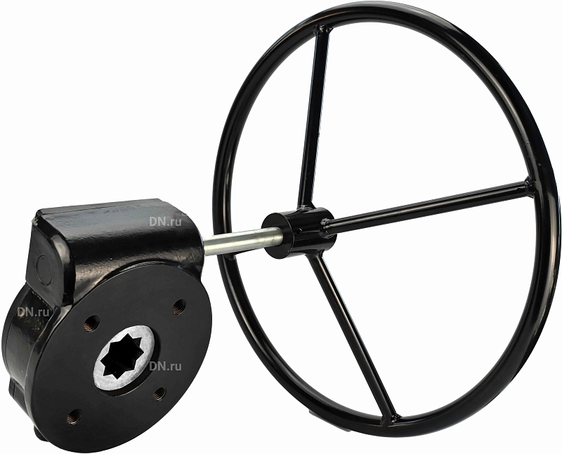 Редуктор четвертьоборотный HARC RQN2-2640Z-T55 корпус - высокопрочный чугун EN-GJS-450-10/ВЧ45