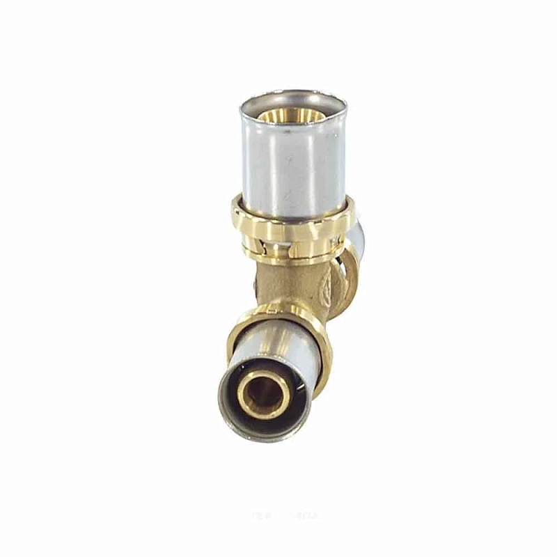 Тройник Giacomini RM151 Дн50х32х50 Ру10 латунный, присоединение - пресс, переходной