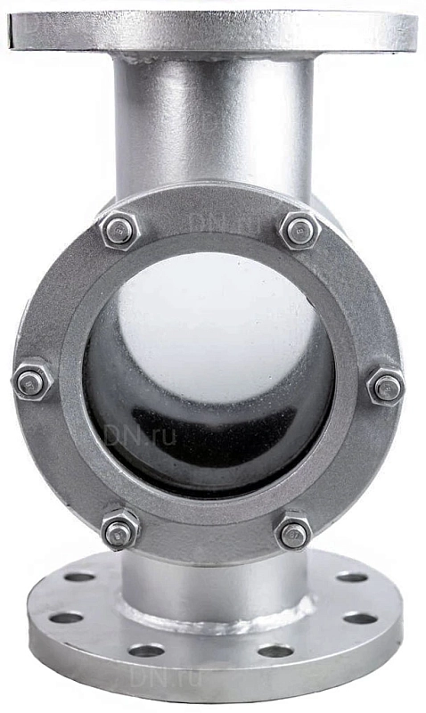 Стекло смотровое SG2-34G-F тип В ГОСТ 21836-2021 Ду150 Ру16, углеродистая сталь, фланцевое