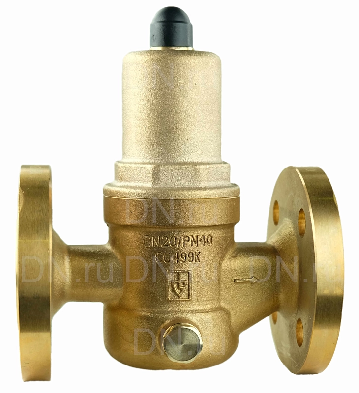 Клапан редукционный (после себя) Goetze 682 mGFO-SP Ду80 Ру16 бронзовый фланцевый