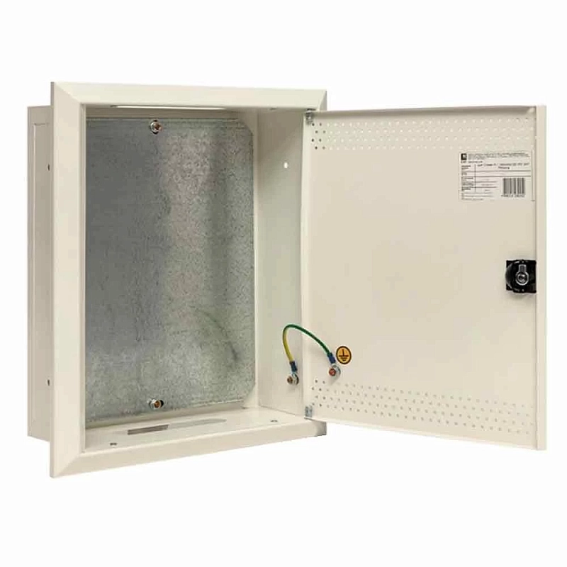 Щит распределительный EKF PROxima Crosser R-1 390x340x120, IP31, слаботочный, материал – сталь, цвет – белый c-r-1