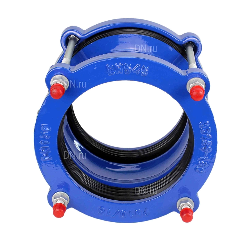 Муфта соединительная ДРК CCDS2112E-SS Ду150 Ру16, корпус - сталь S235, уплотнение - EPDM, обжимной диаметр 159-182мм TIAN