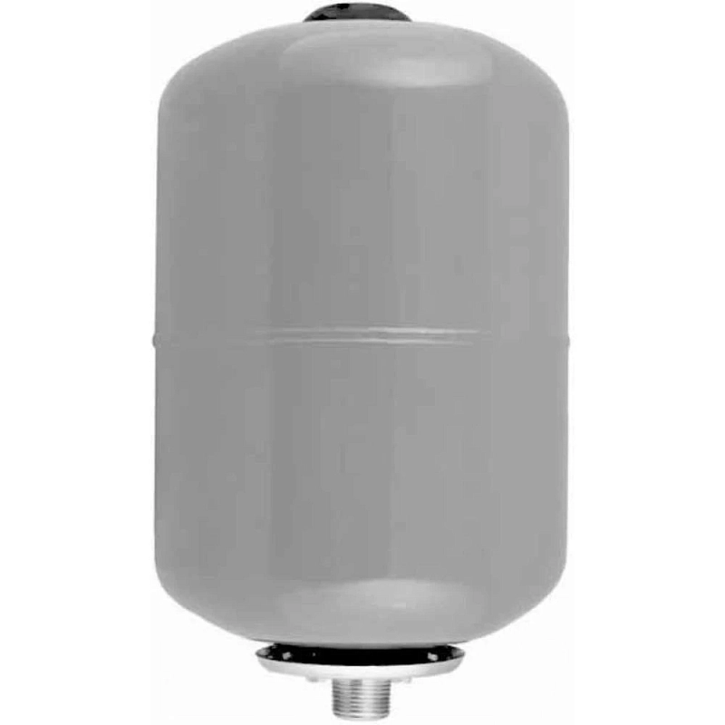 Бак мембранный WATERSTRY CW-V 19 Ру10 19л вертикальный, резьба 1″, корпус - листовая сталь, EPDM, цвет - серый